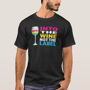 T-shirt Couleurs Du Drapeau De Fierté Pansexuel Dans Le Vi