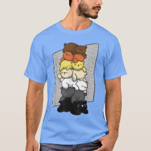 T-shirt Couleurs du drapeau de la Fierté d'ours gai mignon