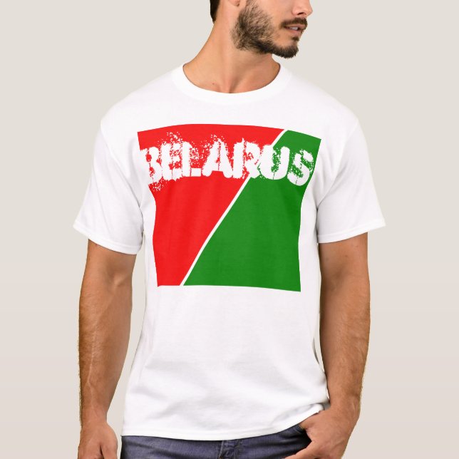T-shirt Couleurs du drapeau national biélorusse (Devant)
