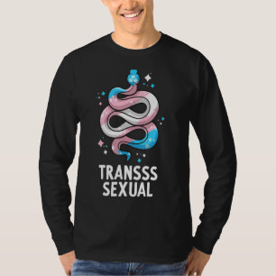 T-shirt Couleurs du drapeau trans de la Fierté transsexuel