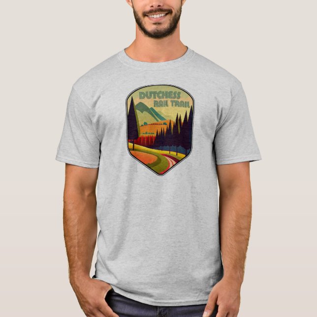 T-shirt Couleurs du Dutchess Rail Trail (Devant)