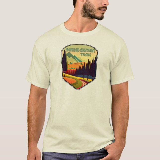 T-shirt Couleurs du sentier Burke-Gilman (Devant)