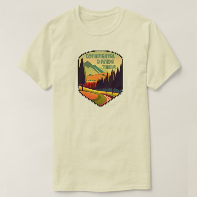 T-shirt Couleurs du sentier de la division continentale (Design devant)