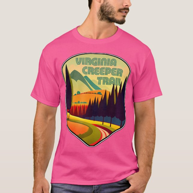 T-shirt Couleurs du sentier de Virginia Creeper (Devant)