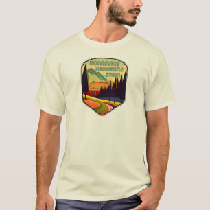 T-shirt Couleurs du sentier du rivage de Bonneville