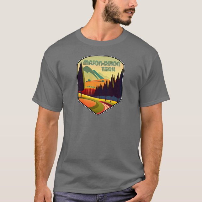T-shirt Couleurs du sentier Mason-Dixon (Devant)