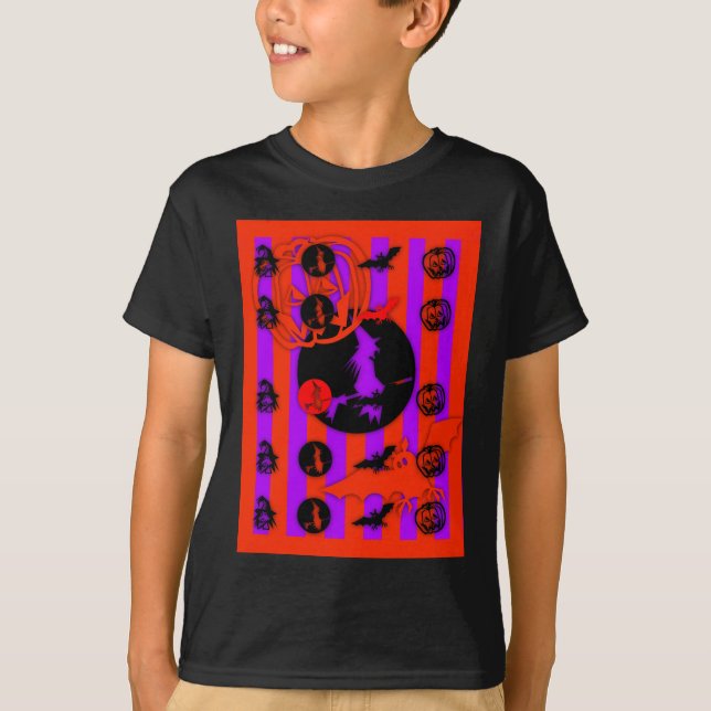 T-shirt Couleurs électriques - Halloween - (Devant)