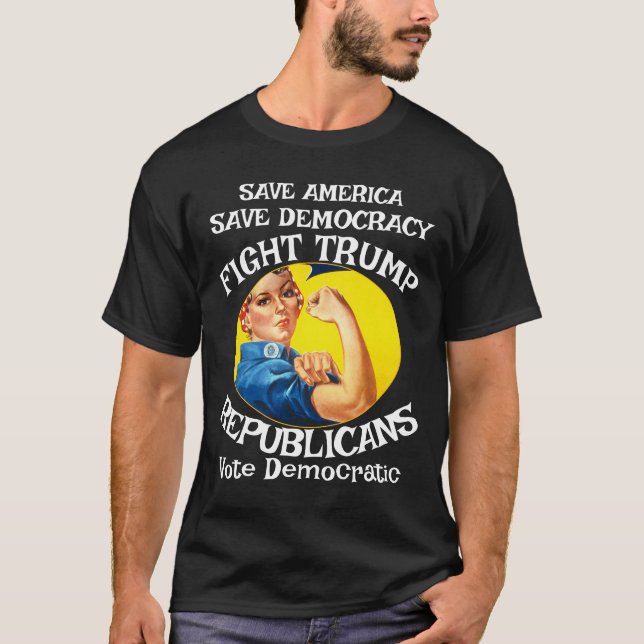 T-shirt Couleurs Fraîches Trump (Devant)