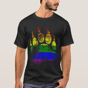 T-shirt Couleurs gay pride Ours en détresse Drapeau arc-en