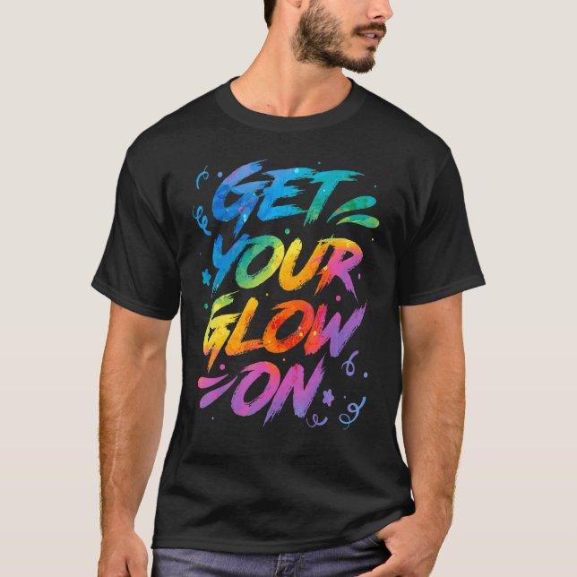 T-shirt Couleurs Lumineuses Thème 80 (Devant)