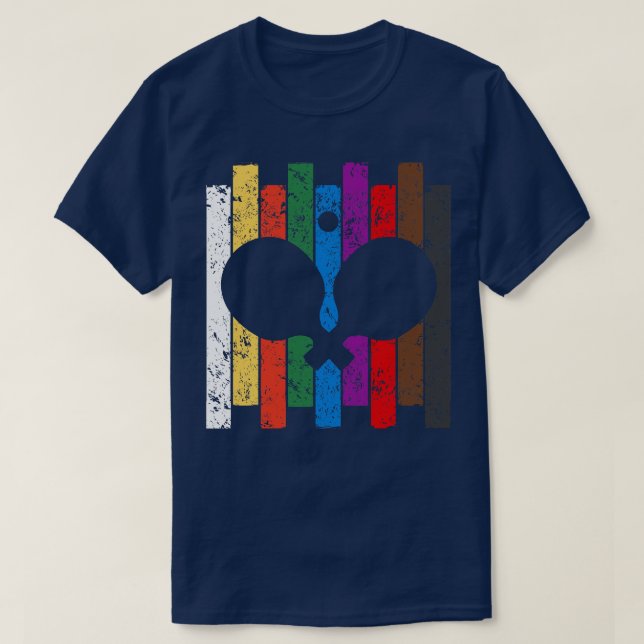 T-shirt Couleurs Ping Pong (Design devant)