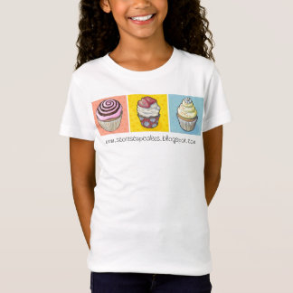T-Shirt couleurs primaires de trio de petit gâteau