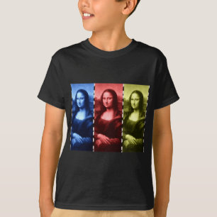 T-shirt Couleurs primaires Mona Lisa Poster de animal