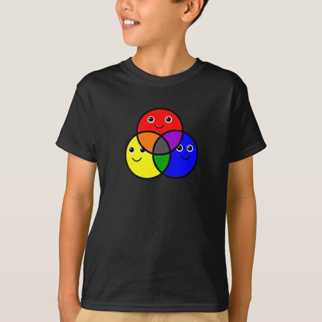 T-shirt Couleurs principales (Devant)
