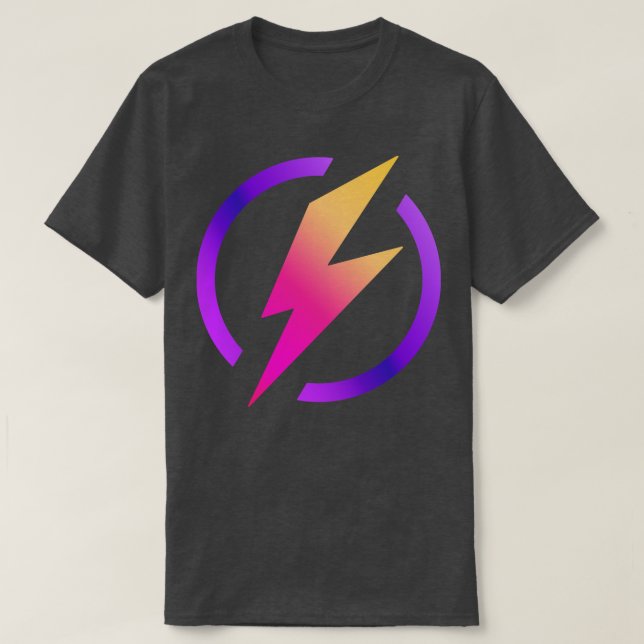 T-shirt Couleurs vives Éclair (Design devant)