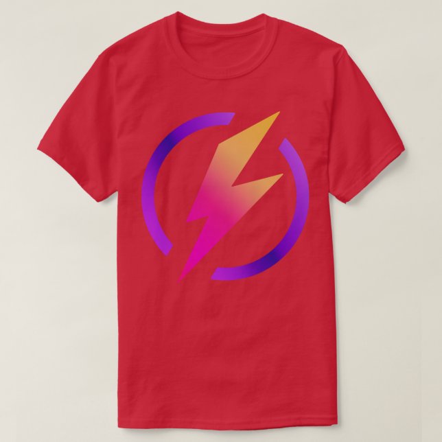 T-shirt Couleurs vives Éclair (Design devant)