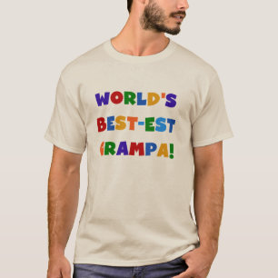 T-shirt Couleurs vives les meilleurs cadeaux de Grampa au 