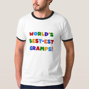 T-shirt Couleurs vives Meilleurs Cadeaux Gramps du monde