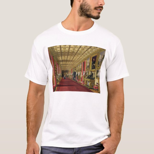 T-shirt Couloir du sud, château de Windsor, 1838 (Devant)