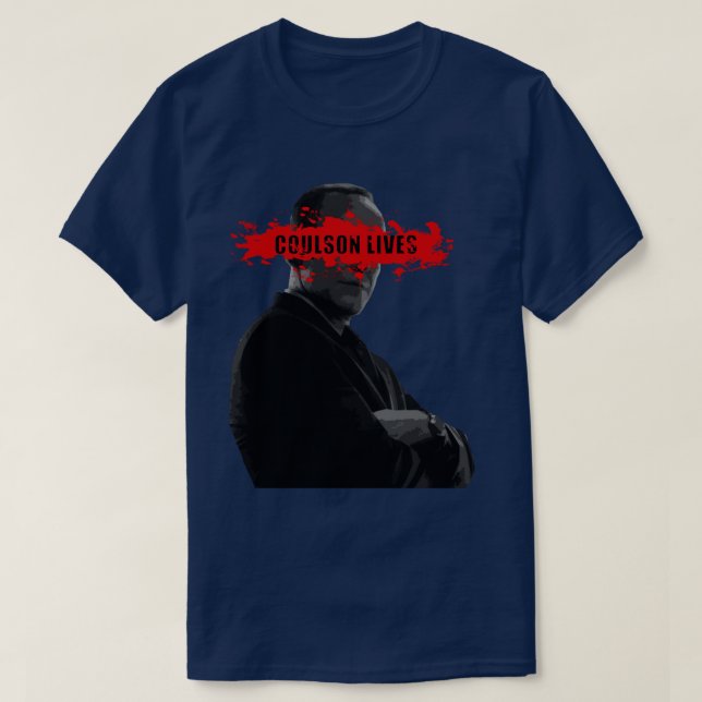 T-shirt Coulson vit (Design devant)
