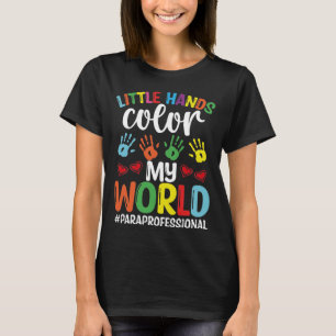 T-shirt Counselor color my World Para