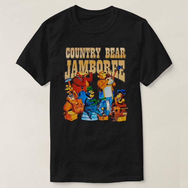 T-shirt Country Bear Jamboree Vintage Retro (Design devant)