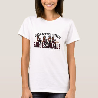 T-shirt Country Chic Bridesmaitres