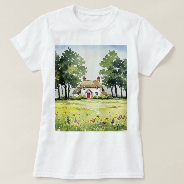 T-shirt  Country cottage (Design devant)