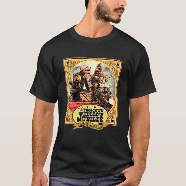 T-shirt Country Legend Jug Band Funny Emmet Otter Movie Ch (Devant)