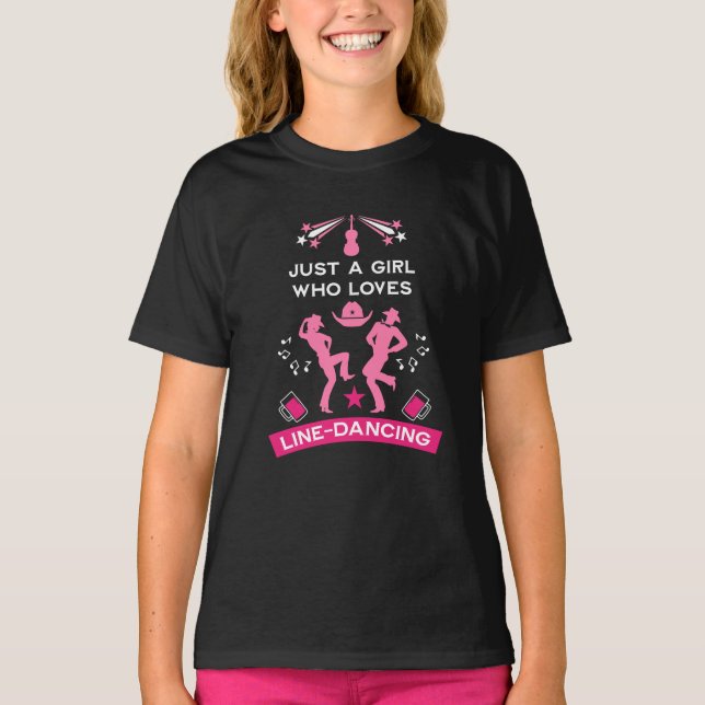 T-shirt Country Music Line Dancing (Devant)