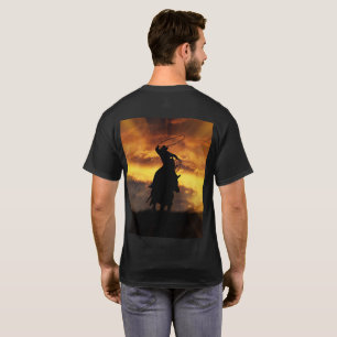 T-shirt Country Western Roping Cowboy et Horse Sunset