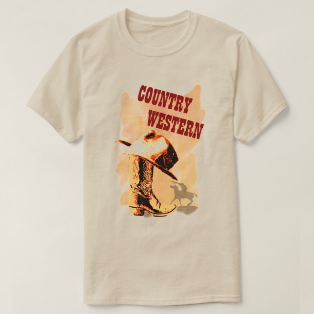 T-shirt Country Western Shirt (Design devant)