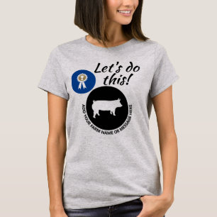 T-shirt County Fair Livestock Market Swin