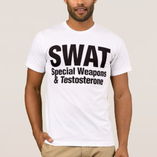T-shirt COUP, armes spéciales et testostérone