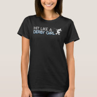 Coup comme une fille de Derby de rouleau de fille