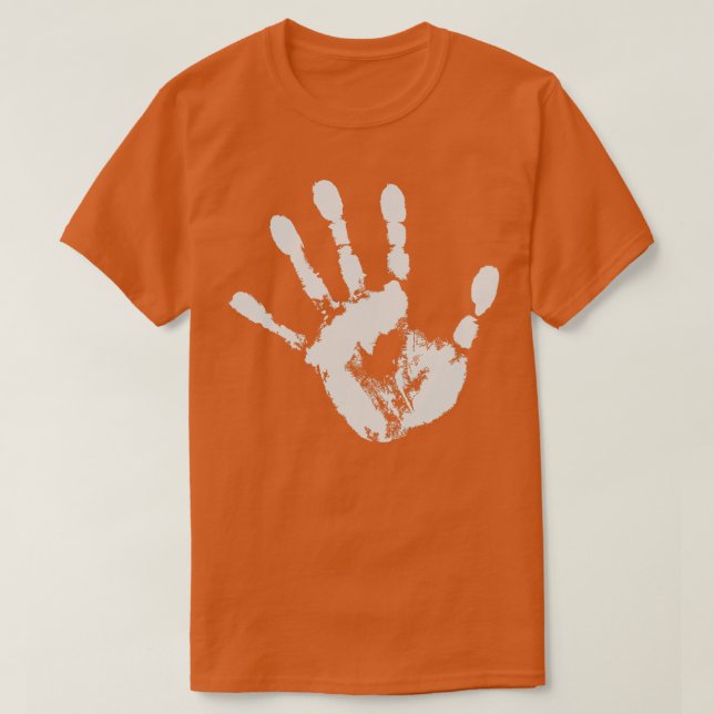 T-shirt Coup compté main blanche imprimer Saruman (Design devant)