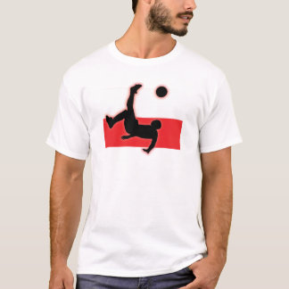 T-shirt Coup-de-pied de bicyclette de la Pologne