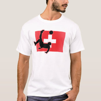 T-shirt Coup-de-pied de bicyclette de la Suisse