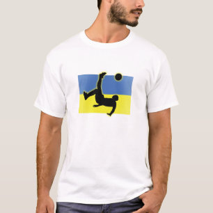 T-shirt Coup-de-pied de bicyclette de l'Ukraine