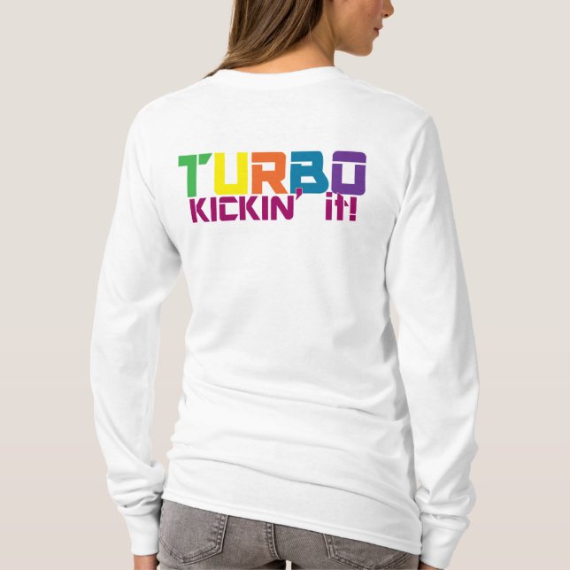 T-shirt Coup-de-pied de Turbo - instructeur (Dos)