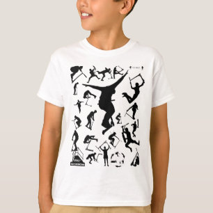 T-shirt Coup de scooter acrobatique TOUTES LES ÉTOILES