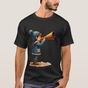 T-shirt Coup d'oeil sur les étoiles