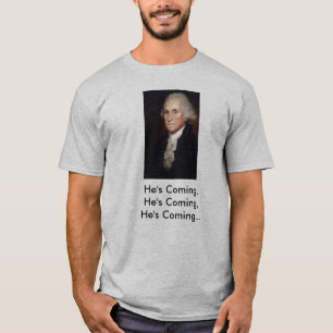 T-shirt Coup sec et dur de George Washington "il vient "