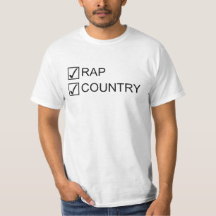 T-shirt coup sec et dur et pays