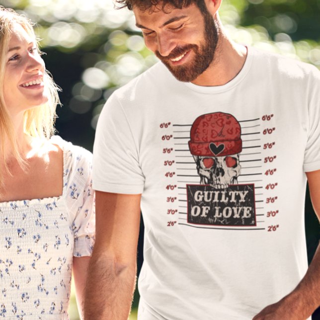 T-shirt Coupable d'amour Squelette Saint Valentin (Créateur téléchargé)