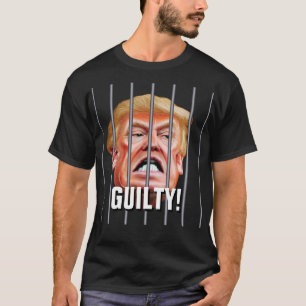 T-shirt Coupable ! Verrouiller le président Trump - Anti T