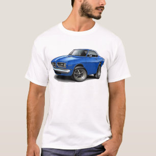 T-shirt Coupé 1967-69 de bleu de barracuda