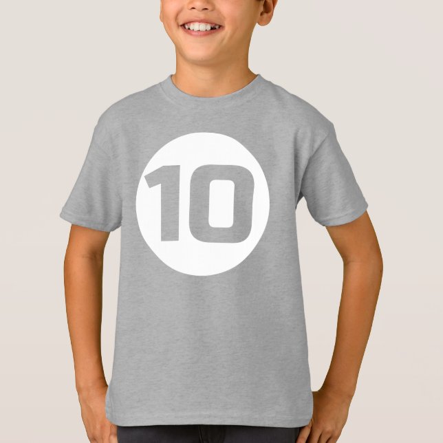 T-shirt COUPE AMUSANTE #10 ANNIVERSAIRE Tee (Devant)