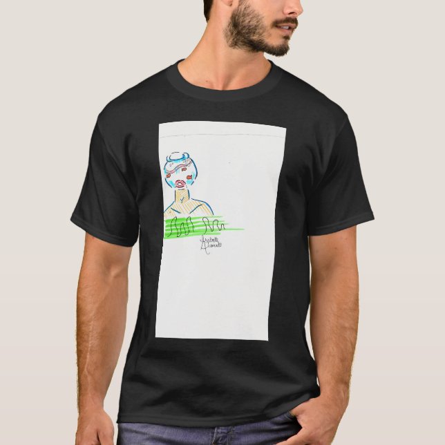 T-shirt coupe au bol 2e partie (Devant)