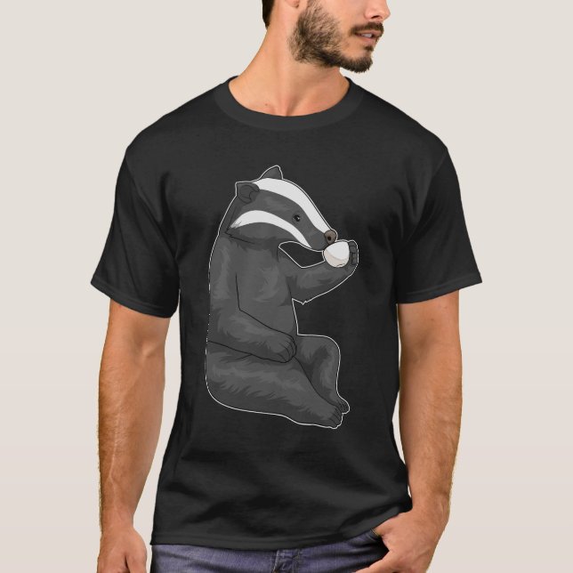 T-shirt Coupe Badger Coffee (Devant)